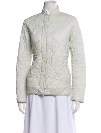 Pre-owned Barbour Jacket In White