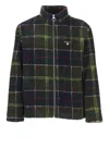 Barbour Jacket With Tartan Pattern In Multicolor