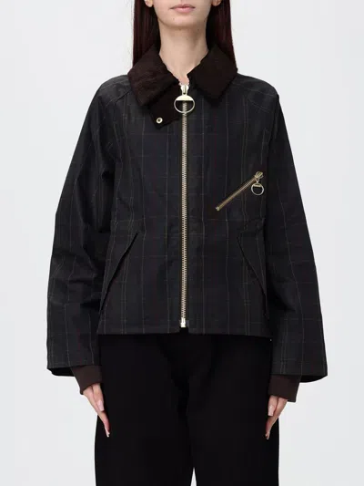 Barbour Jacket Woman In Brown