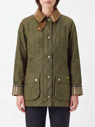 Barbour Jacket Woman In Green