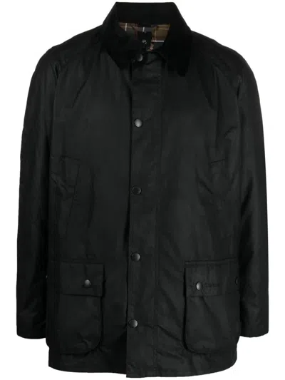 BARBOUR BARBOUR BLACK WAXED COTTON CLASSIC JACKET