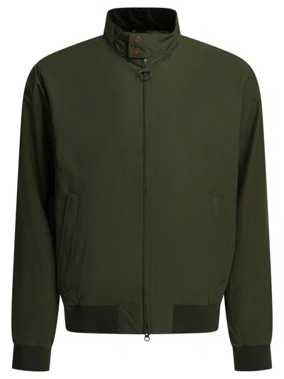 Barbour Casual Bomber Jacket For Men In Green