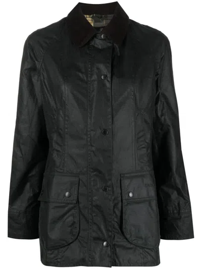 BARBOUR BARBOUR 'BEADNELL' WAXED JACKET WITH A CLASSIC COLLAR