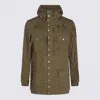 Barbour Utility Jacket Drawstring Waist In Green
