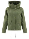 Barbour Green Waxed Cotton Jacket In Green