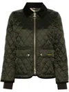 Barbour Fitted Beadnell Quilt Jacket In Green