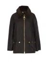 Barbour Allerstone Jacket Corduroy Collar In Brown