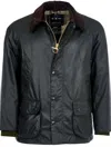 Barbour Bedale Wax Cotton Jacket In Green