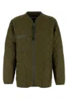 Barbour Army Green Nylon Liddesdale Jacket In Green