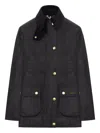 Barbour Waxed Cotton Jacket Corduroy Collar In Multi