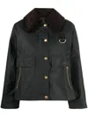 Barbour Catton Corduroy-collar Jacket In Multi