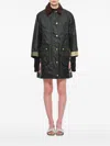 Barbour Long Beadnell Wax Coat In Multi