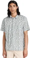 BARBOUR JACKSTONE REGULAR SHORT SLEEVE PRINTED SUMMER SHIRT PEA GREEN