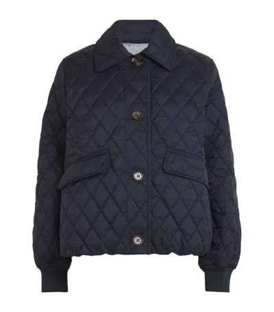 Barbour Jamie Quilted Jacket In Navy