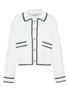 Barbour Jasmine Knitted Cardigan In White