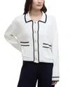 Barbour Jasmine Knitted Cardigan In Cloud