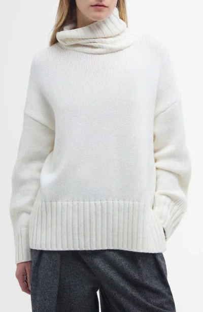 Barbour Josephine Knitted Jumper In Cloud