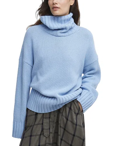 Barbour Josephine Knitted Jumper In Blue Sky