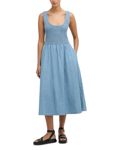 Barbour Josie Dress In Blue