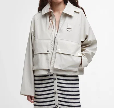 BARBOUR JUNE SHOWERPROOF JACKET IN BLANC