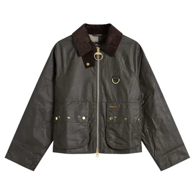 Pre-owned Barbour Kearton Wax Jacket 'olive/ancient Tartan' | Green | Women's Size 4