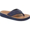 Barbour Kelburn Flip Flop In Navy