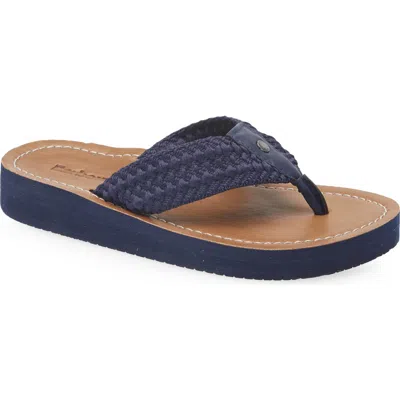 Barbour Kelburn Flip Flop In Navy
