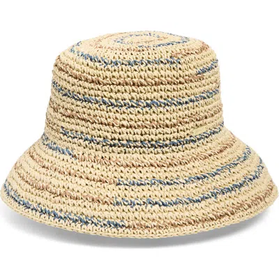 Barbour Kelley Straw Cloche Hat In Neutral