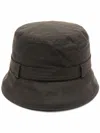 Barbour Buckle-detail Waxed Bucket Hat
