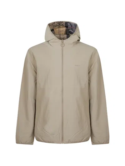 Barbour Kemble Hooded Jacket In White