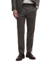 Barbour Kennsington Slim Fit Check Trousers In Gray
