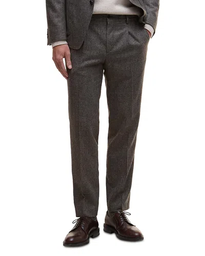 Barbour Kennsington Slim Fit Check Trousers In Gray