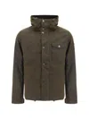 Barbour Kevlar Wax Jacket In Green