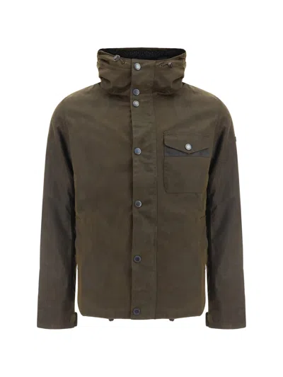 Barbour Kevlar Wax Jacket In Green