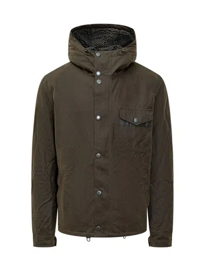 Barbour Kevlar Wax Jacket In Green