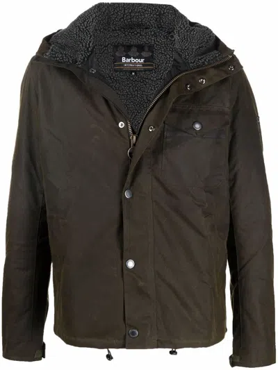 Barbour Kevlar Waxed Jacket In Green