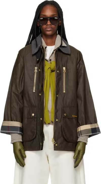 Barbour Khaki Argill Waxed Jacket