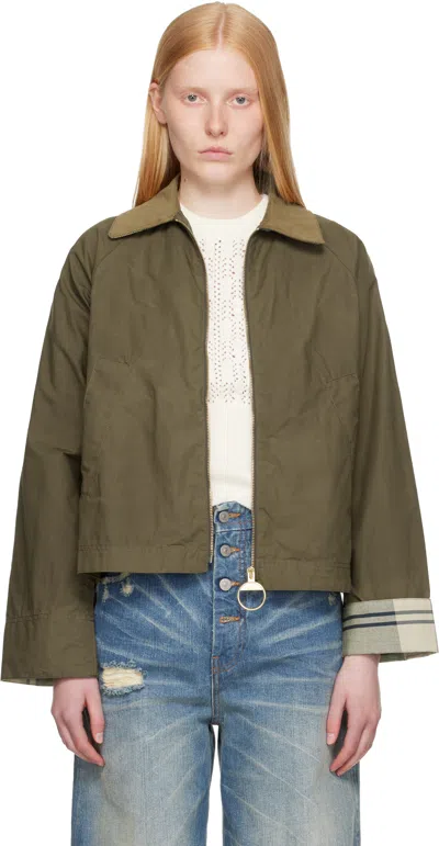 Barbour Khaki Catlin Showerproof Jacket