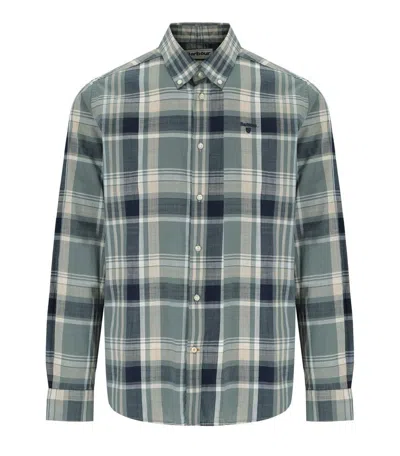 BARBOUR BARBOUR KIDD VINTAGE TEAL SHIRT