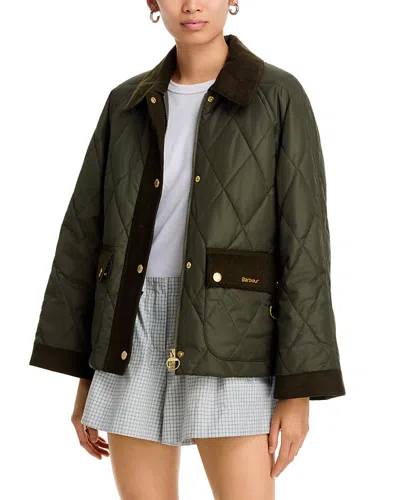 Barbour Kilnwick Quilted Jacket In Green