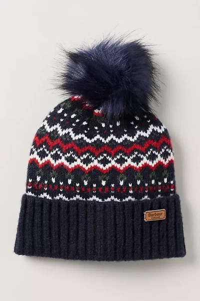 Barbour Kingsford Fair Isle Beanie In Multi