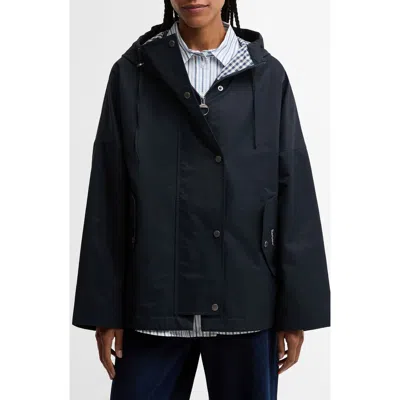 Barbour Kingswood Showerproof Hooded Jacket In Blue
