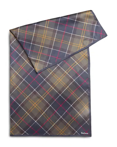 Barbour Kinsale Tartan Head Scarf In Transparent