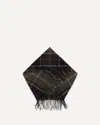 Barbour Sciarpa Stanway Classic Tartan In Green