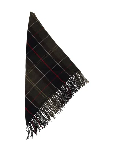 Barbour Kirklees Tartan Scarf In Green