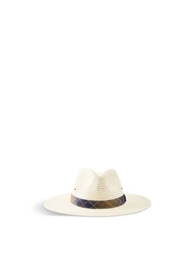 Barbour Kirkstone Fedora Summer Hat Cream In White