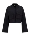 Barbour Klara Cropped Shirt In Black