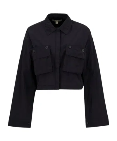 Barbour Klara Cropped Shirt In Black