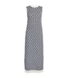 Barbour Olivia Zig Zag Sleeveless Sweater Dress In Blue