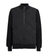 Barbour Newland Zip Through Knitted Sweater In Black